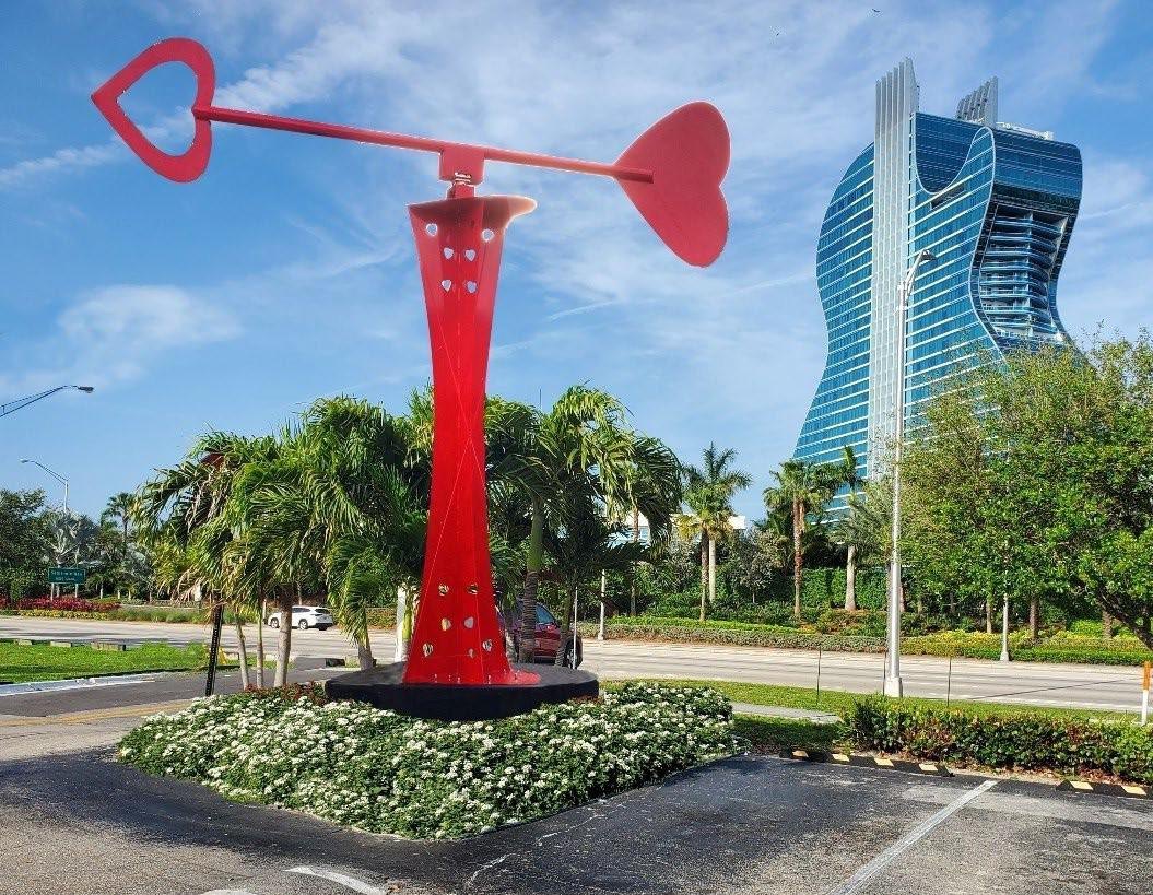 Friendship Weathervane installation concept in Florida